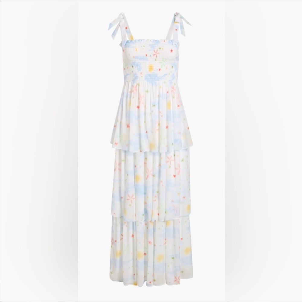 Hill House Elise Nap dress- pattern celestial NWT -size small